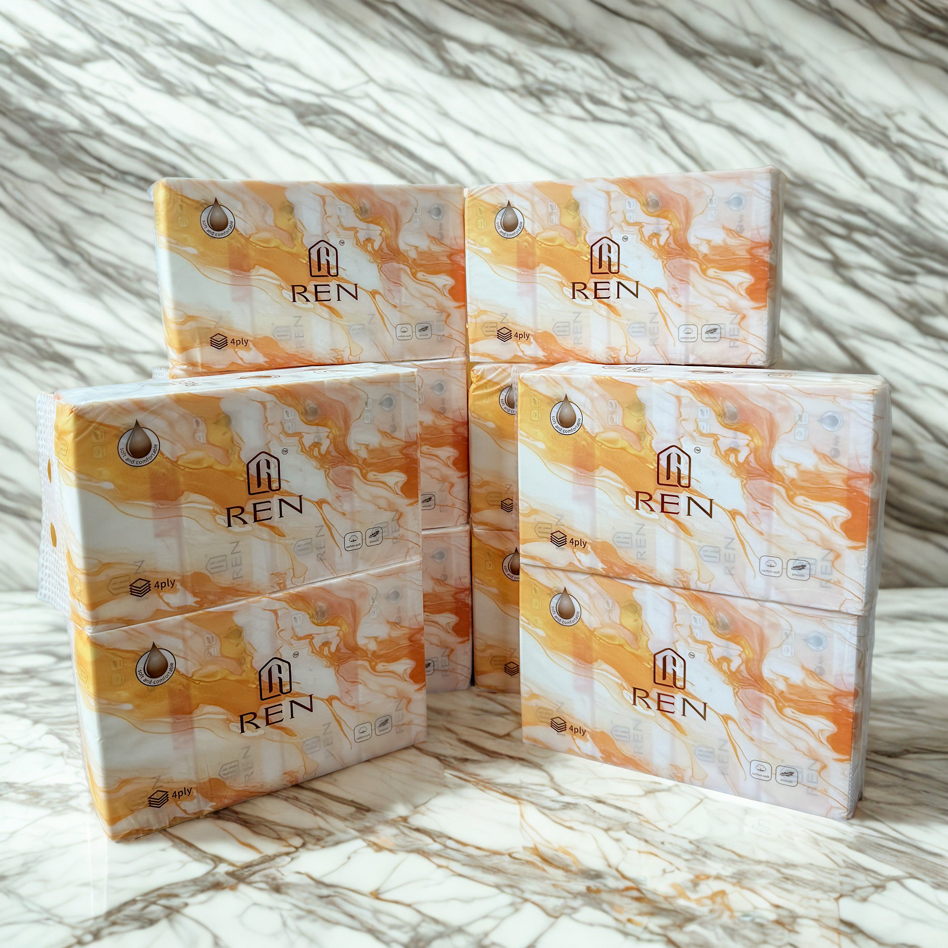 REN Tissues 4-Ply Premium Facial Tissues